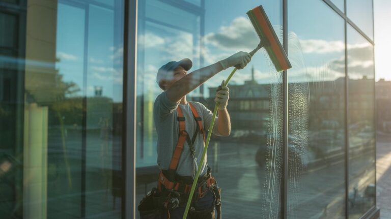 De techniek om ramen zonder strepen te wassen, zelfs in de zon