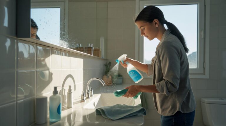 De wekelijkse routine die de badkamer langer schoon houdt