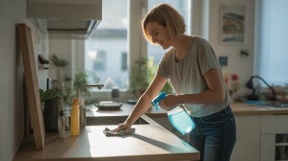 Hoe desinfecteer je het huis effectief zonder te veel producten te gebruiken?