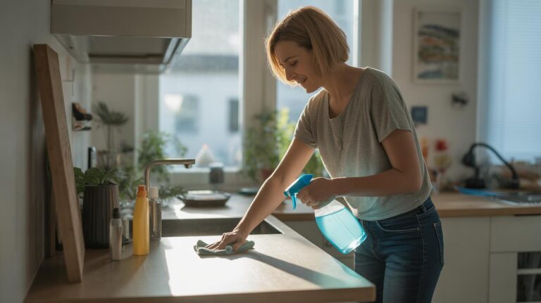 Hoe desinfecteer je het huis effectief zonder te veel producten te gebruiken?