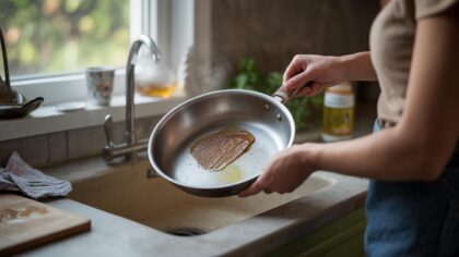 Hoe herstel je een aangebrande pan met slechts twee ingrediënten?