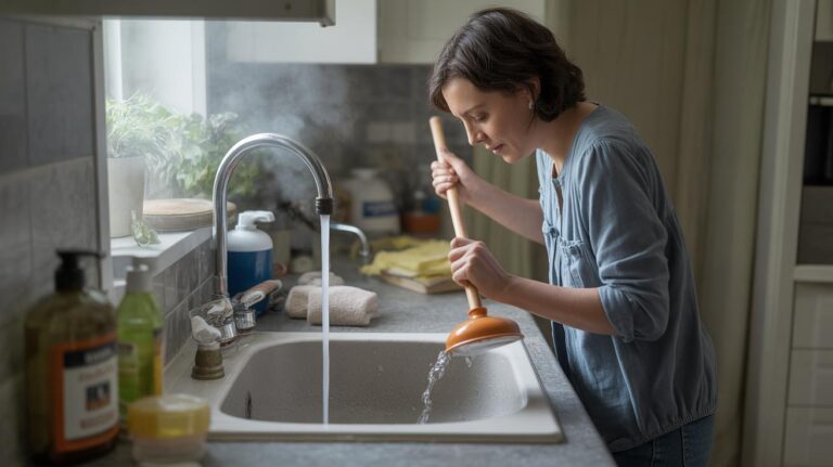 Hoe ontstop je snel een sifon zonder iets los te draaien?