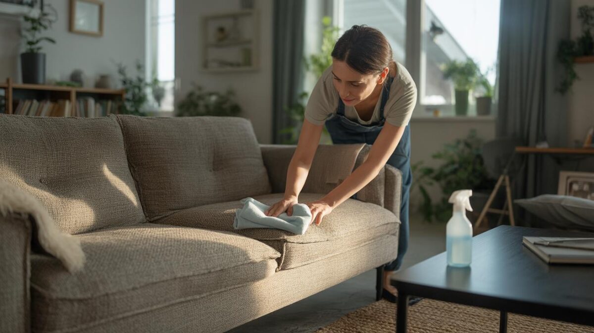 Hoe reinig je een stoffen bank zonder deze te beschadigen?