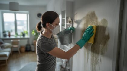 Hoe verwijder je schimmelvlekken op muren voordat ze zich uitbreiden?