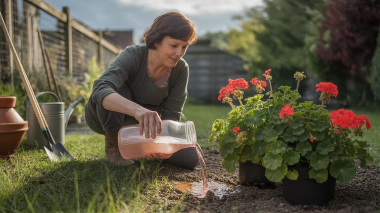 Tuin: deze drank die je al thuis hebt is een wonderbaarlijke meststof voor geraniums!